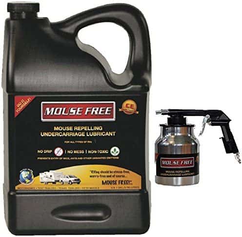 Mouse Free 1 Gallon RV Mouse Repelling Undercarriage Lubricant with Spray Gun