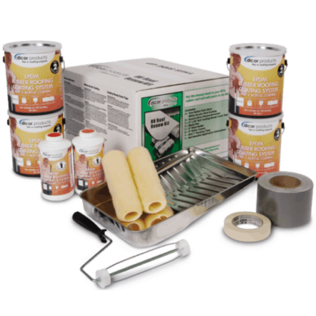 Roof renew product kit from Dicor