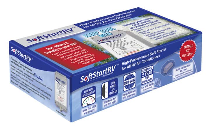 Stock photo of package exterior for SoftStartRV