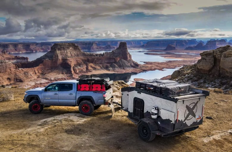 Xpedition Trailer overlooking the Grand Canyon