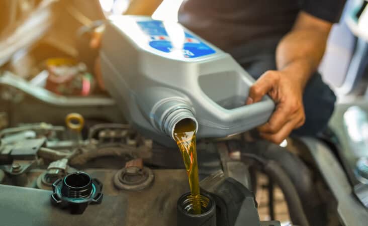 Checking engine fluids is a big part of RV maintenance