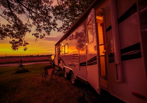 Travel trailer camping spot